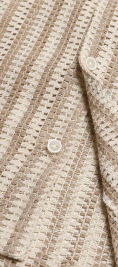 The Riviera Shirt – Textured Stripe