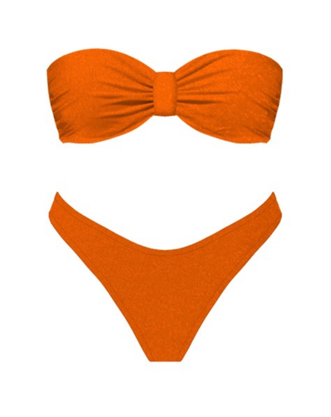 Tulum Knot Bandeau Bikini Set